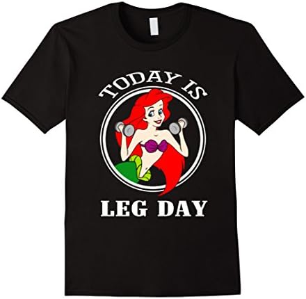 Men's Today Is Leg Day Funny Gym Fitness T shirt Large Black
