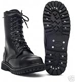 Produkt-Bild: 10-Loch Springerstiefel Ranger Stiefel schwarz mit Stahlkappe