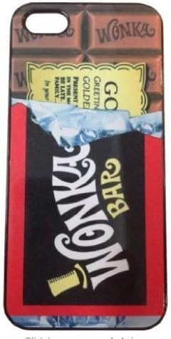 Willy Wonka Golden Ticket Chocolate Bar Silicone Case for iPhone 4 / 4S