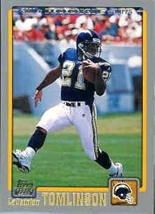 2001 Topps # 350 LaDainian Tomlinson - San Diego Chargers - Rookie Football Card