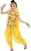 Astage Girls Oriental Belly Dance Sets All accessories Yellow L(Fits 9-11 Years)
