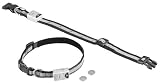 Nobby 78211 LED Blinkhalsband S, 15 mm, 30-40 cm, schwarz mit Reflektorstreifen