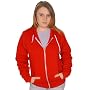 American Apparel F497W Women's Flex Fleece Zip Hoody