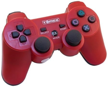PS3 Tomee Wireless Controller - Red