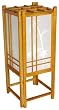 Classic Authentic Original Asian Table Lamp - 18" Bamboo Tree Art Print Japanese Shoji Wood & Paper Lantern - 4 Colors