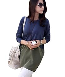 Cotton Long Sleeves Short Sleeves  Shirt  Dress