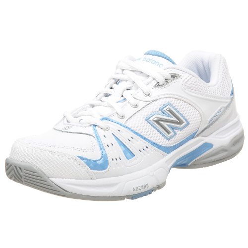 New Balance Women's WC655 Tennis Shoe,White,10 B US