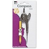 Charles Leonard Ball Bearing Compass, Metal, 1/Card (80360)
