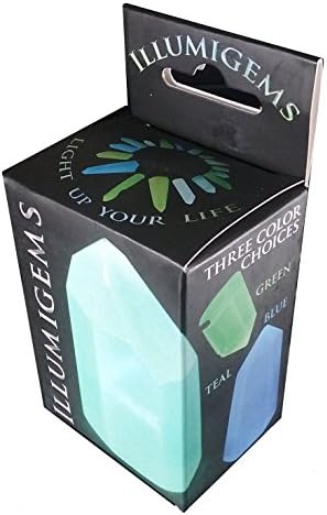 Illumigems Natural Glowing Night Light Crystal - Green