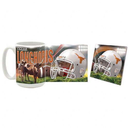 Texas Longhorns Stadium Mug and Coaster Set