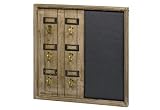 Produkt-Bild: EK HANDEL Holz-Tafel Tafel m. 6 Haken 40x40cm Holz
