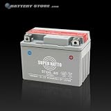 SUPER NATTO バイク用バッテリーSTX4L-BS（YT4L-BS,YTX4L-BS,FTX4L-BS,GTX4L-BS互換） 密閉式 メンテナンスフリー