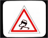 Mauspad mit Dekoration - Chaussee Glissante