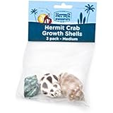 Flukers Hermit Crab Growth Shells, Medium, 3-Pack