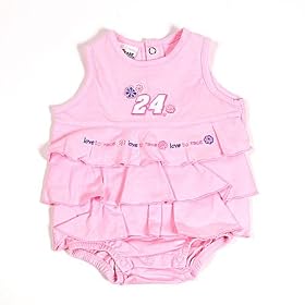 nascar baby clothes #24 Jeff Gordon Newborn Pink Dress