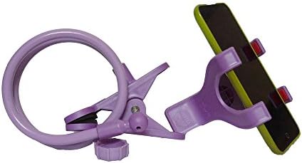 Phone Holder , Lazy Bracket Universal Cell Phone Holder Stand 360 Degree for Smart Mobile Phones, Iphone 6 Plus/6/5s/4, Samsung Galaxy , Most Mobile Cell Phones and Gps (Purple)