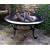 Stainless Steeel Firebowl with mesh cover 61cm high, by Buchanan