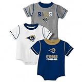 St. Louis Rams Newborn 3-Piece Creeper Set