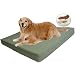 Extra Large Therapeutic Waterproof Memory Foam Dog Pet Bed 40"x35"X4" with Durable Canvas Cover
