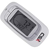 CSX Walking 3D Pedometer Fitness Calorie Monitor, White