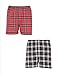 Boxercraft Men's Flannel Boxer Sleep Shorts