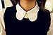 Joyci Woman Half Shirt Collar Pure White Decorate Wave Shape Lapel False Collar Detachable Fake Collar