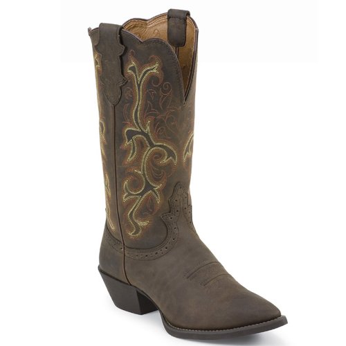 Justin Boots Women's Stampede-L2551 Boot,Sorel Apache,6.5 B US
