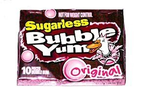 Bubble Yum Sugarless Gum, Original, 10-Piece (Pack of 12)