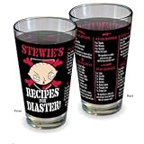 Family Guy Pint Glass Stewies Recipes for Disaster