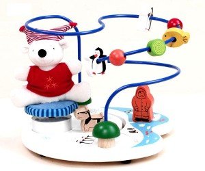 Childrens Toyshop  Toys : Polar Bear and Penguin Bead Frame