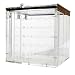 Nalgene 5317 Acrylic Desiccator Cabinet with Stainless Steel Latches and Hinge, 305mm Width x 178mm Height x 305mm Depth, Two Shelves