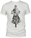 Roy Orbison Motorcycle With Autograph Fitted Jersey T-shirt