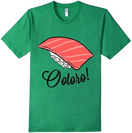 Men's Ootoro Sushi Fatty Tuna Sushi Japanese Food Oishi Spicy Tuna 3XL Kelly Green