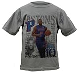 Greg Monroe Detroit Pistons Youth Titanium Caged Player Soft Hand Pigment-Dyed Premium T-Shirt