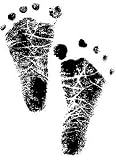 Baby feet rubber stamp WM