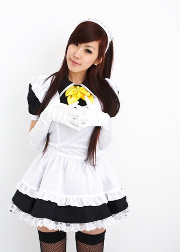 Anime Battle Vixens Maid Costume