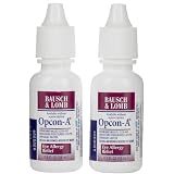 Opcon-A Eye Drops for Eye Allergy Relief, 2-Count Packages of 0.5-Ounce Bottles