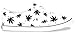Hipster Mens Marijuana Weed Leaf Skate Shoe,White,9 D(M) US