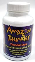 Organic Acai Berry Capsules with Camu Camu - By Amazon Thunder - 60 Capsules - Powerful Antioxidant