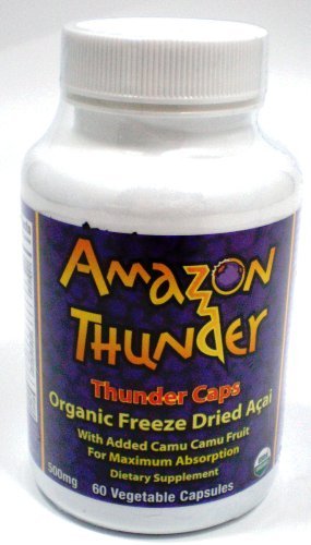 Amazon Thunder Organic Acai Berry Capsules 