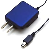 Rix <strong>DSi</strong>用家庭用コンセント(AC)充電器 コンパクト設計 ブルー RX-JUADSIBL