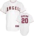 Brian Fuentes Jersey: Adult 2010 Majestic Home White Replica #40 Los Angeles Angels of Anaheim Jersey