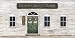 Dewey State Bank by Cindy Sampson. Size 20.00 inches width by 10.00 inches height. High Quality Art Poster Print