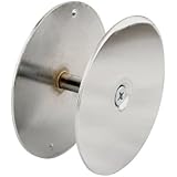 Prime-Line Products U 9531 Door Hole Cover Plate, 2-5/8 inch Diameter, Chrome