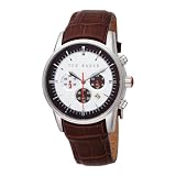 Ted Baker Mens TE1015 Sophistica-Ted Round Chronograph Leather Strap Watch