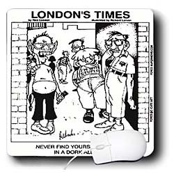 Londons Times Funny Music Cartoons - Dork Alley - Mouse Pads