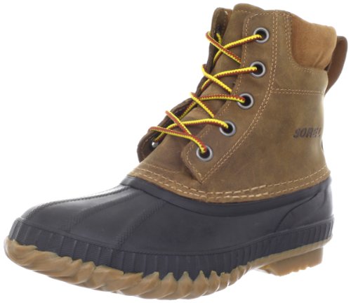 Sorel Men's Cheyanne Lace Rain Boot,Chipmunk/Black,10.5 M US