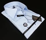Chemise homme italienne cintrée bleu NAPOLI Chemise slimfit du S au XXXL