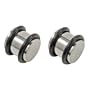 0 Gauge 316L Surgical Steel Solid Plugs