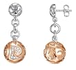Pierre Cardin Damenohrring PLEINE LUNE ROSEGOLD 925 Sterling Silber 4381009